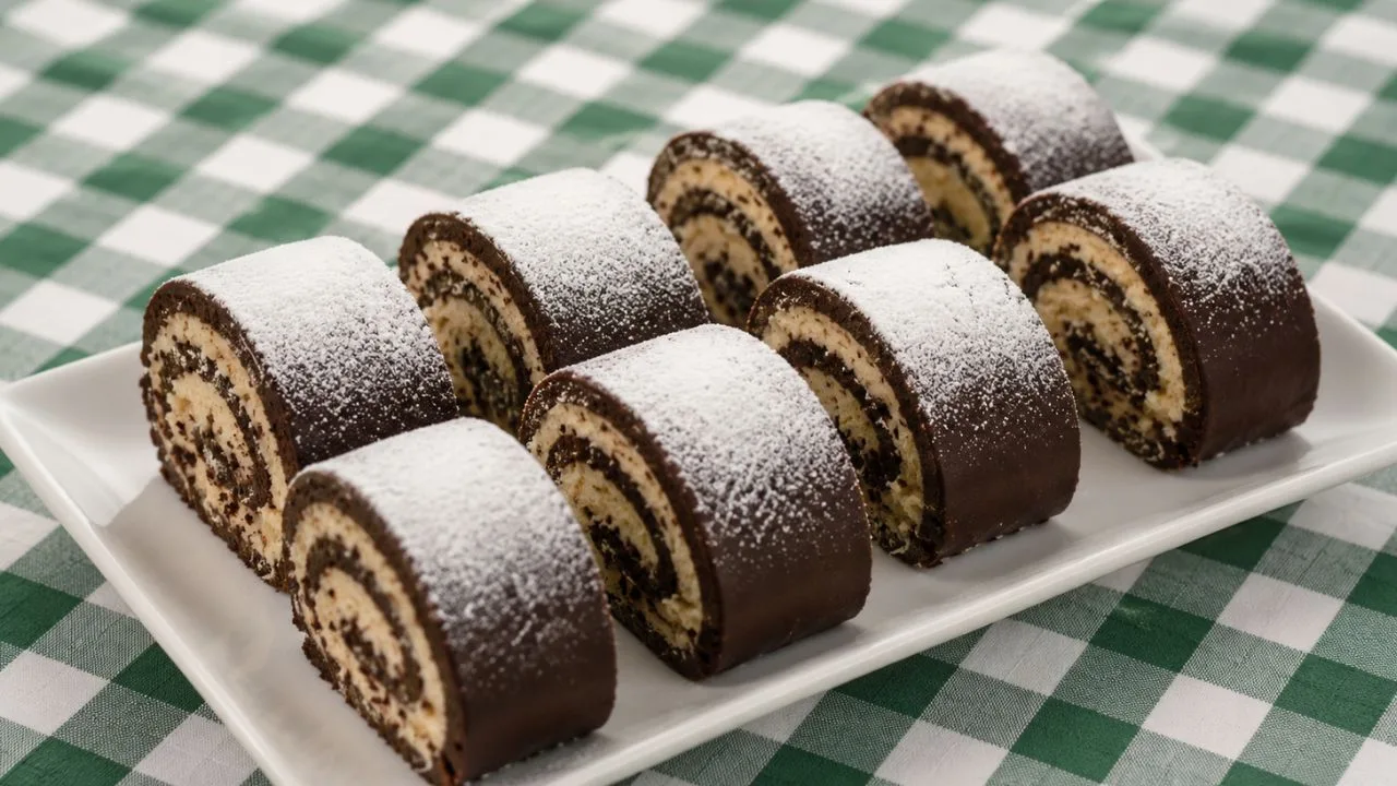 Imagem da Receita de Rocambole Prestígio Sem Fogo.