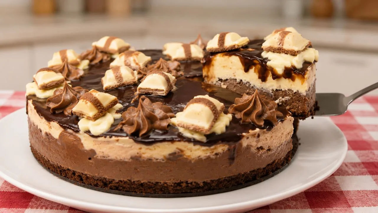Imagem da Receita de Torta Kinder Bueno.