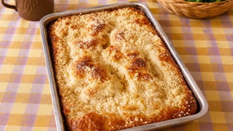 Imagem da Receita de Cuca de Requeijão.