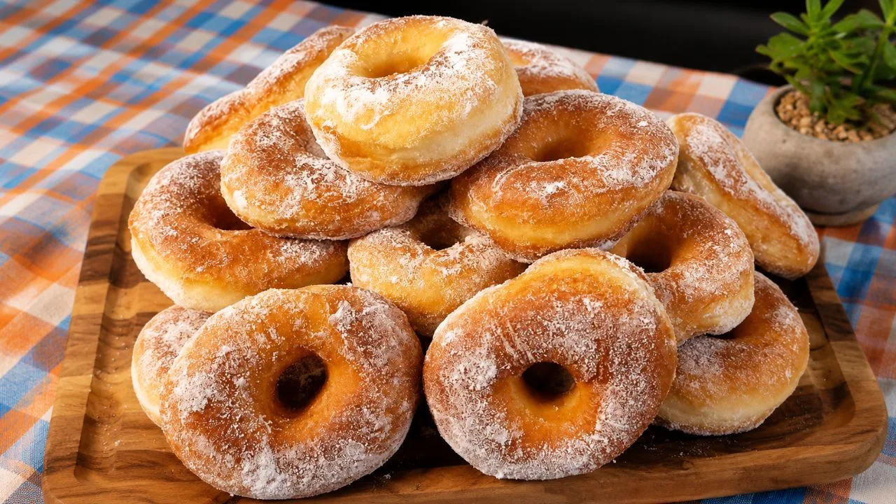 Imagem da Receita de Rosquinha Caseira Fofinha de Farinha de Trigo.