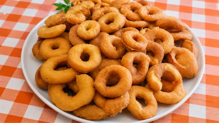 Imagem da Receita de Rosquinha Caseira Frita de Fubá.