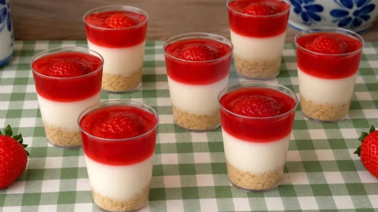 Imagem da Receita de Tortinha de Morango no Copinho.