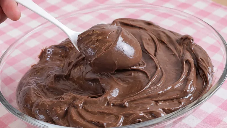 Imagem da Receita de Creme Belga de Chocolate.