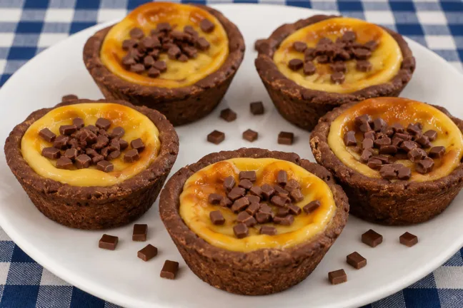 Imagem da Receita de Empadinha Doce de Chocolate com Leite Condensado.