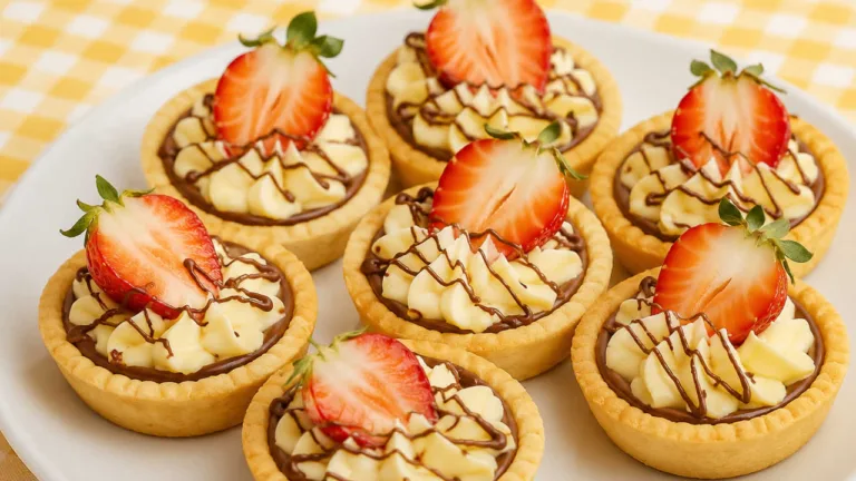 Imagem da Receita de Empadinha de Leite Ninho com Nutella.