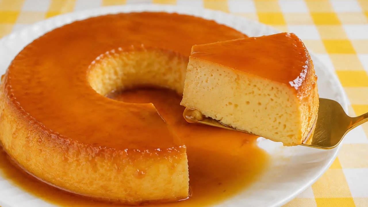 Imagem da Receita de Pudim de Nata Frimesa com Leite Condensado.
