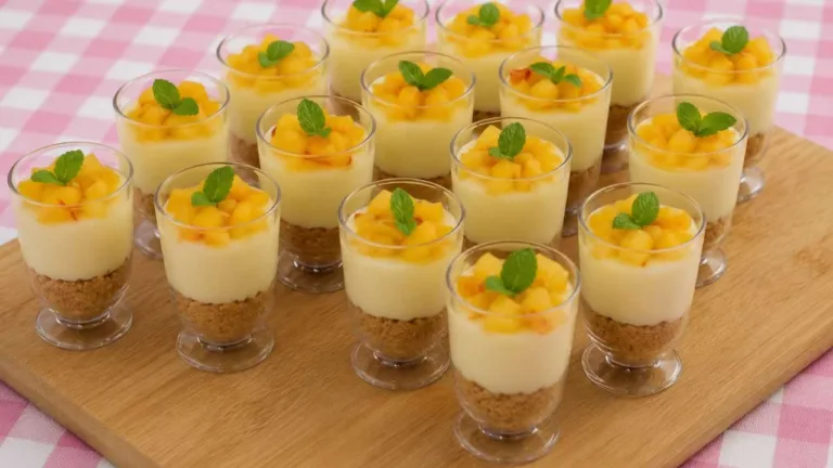 Imagem da Receita de Tortinha de Pêssego no Copinho.