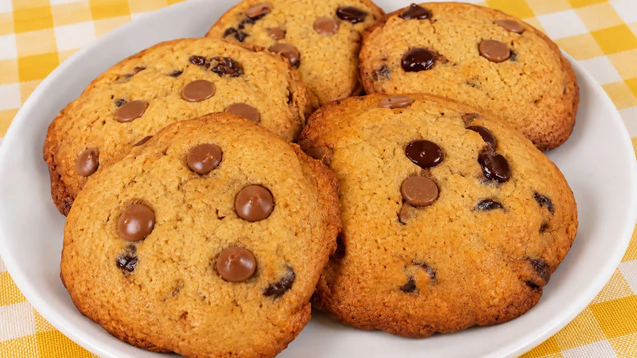Imagem da Receita de Cookie de Banana com Gotas de Chocolate.