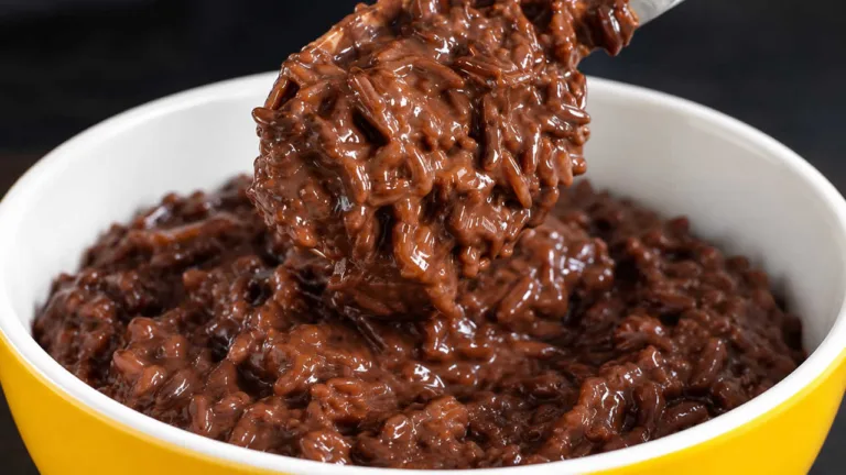 Imagem da Receita de Arroz Doce de Chocolate.