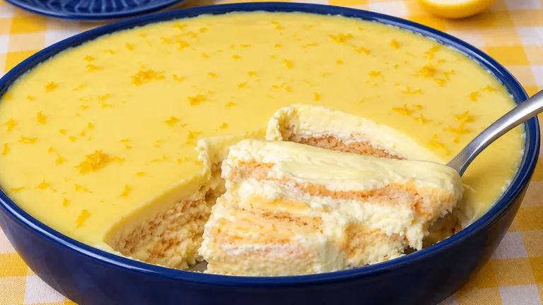 Imagem da Receita de Pavê de Limão Siciliano com Bolacha Champanhe.
